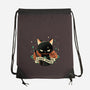 Not Into People-none drawstring bag-retrodivision
