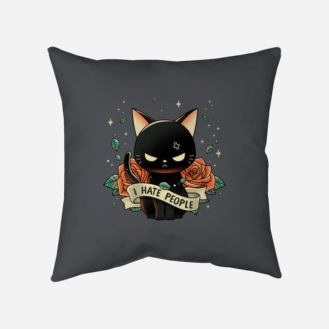 Not Into People-none removable cover w insert throw pillow-retrodivision