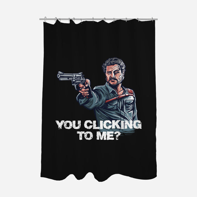 You Clicking To Me-none polyester shower curtain-zascanauta