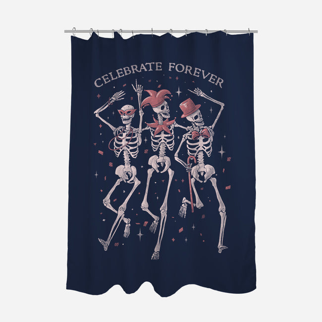 Celebrate Forever-none polyester shower curtain-eduely