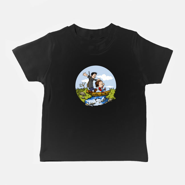 Joel And Ellie Adventure-baby basic tee-joerawks