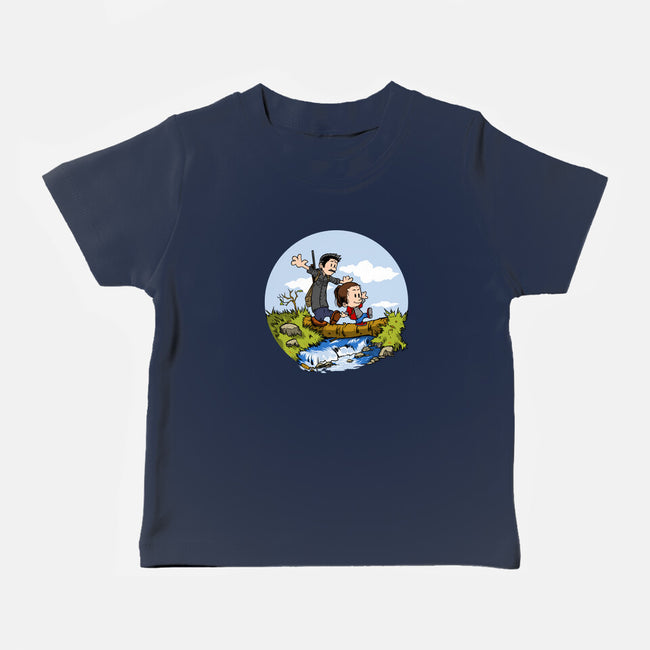 Joel And Ellie Adventure-baby basic tee-joerawks