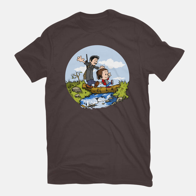 Joel And Ellie Adventure-womens basic tee-joerawks