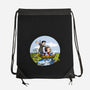 Joel And Ellie Adventure-none drawstring bag-joerawks