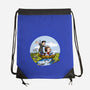 Joel And Ellie Adventure-none drawstring bag-joerawks