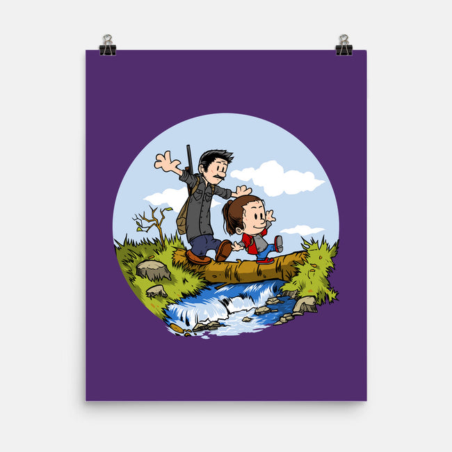 Joel And Ellie Adventure-none matte poster-joerawks