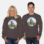 Joel And Ellie Adventure-unisex crew neck sweatshirt-joerawks