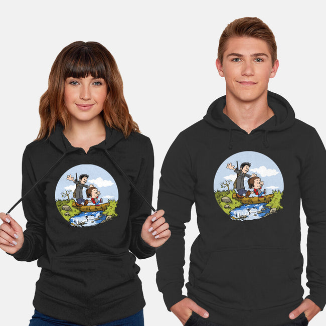 Joel And Ellie Adventure-unisex pullover sweatshirt-joerawks