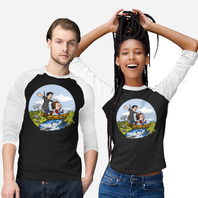 Joel And Ellie Adventure-unisex baseball tee-joerawks