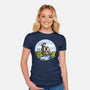 Joel And Ellie Adventure-womens fitted tee-joerawks