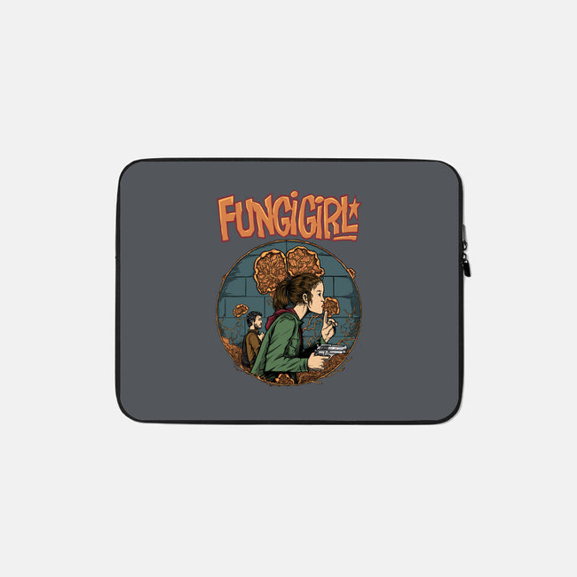 Fungi Girl-none zippered laptop sleeve-joerawks