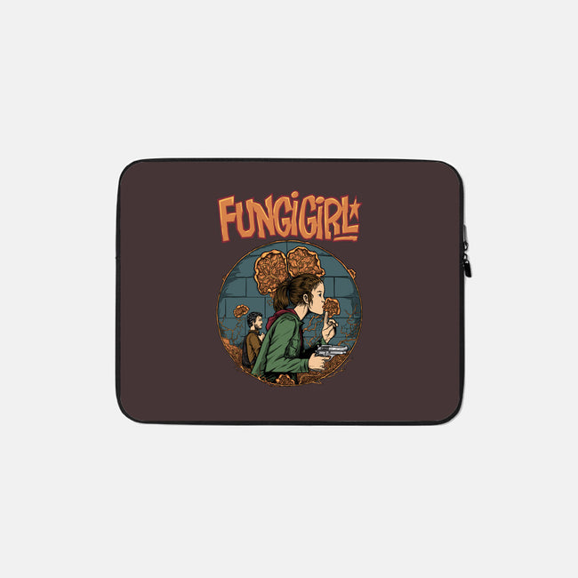 Fungi Girl-none zippered laptop sleeve-joerawks