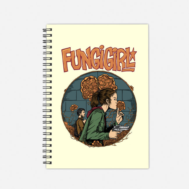 Fungi Girl-none dot grid notebook-joerawks