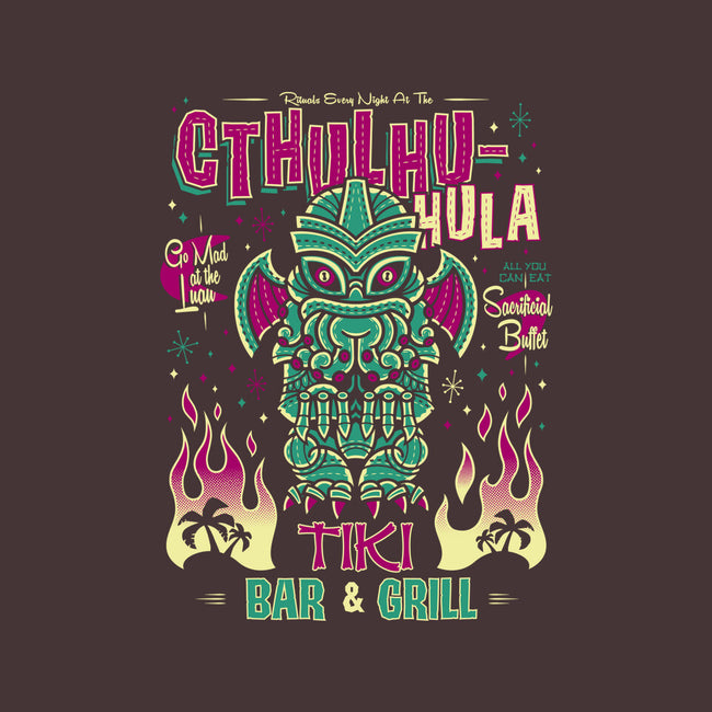 Cthulhu Hula-none polyester shower curtain-Nemons
