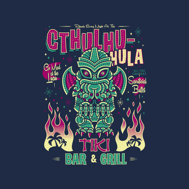 Cthulhu Hula-none removable cover w insert throw pillow-Nemons