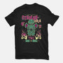 Cthulhu Hula-womens fitted tee-Nemons