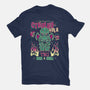 Cthulhu Hula-womens fitted tee-Nemons