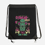 Cthulhu Hula-none drawstring bag-Nemons
