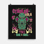 Cthulhu Hula-none matte poster-Nemons