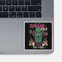 Cthulhu Hula-none glossy sticker-Nemons