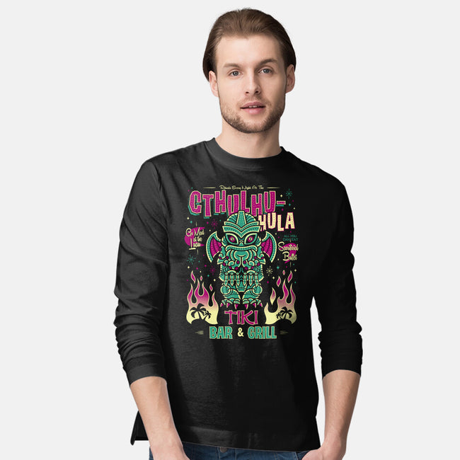 Cthulhu Hula-mens long sleeved tee-Nemons