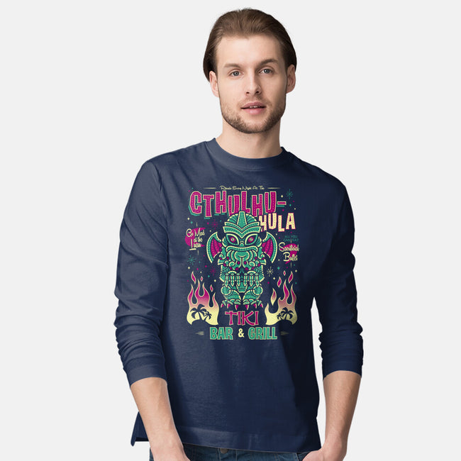 Cthulhu Hula-mens long sleeved tee-Nemons