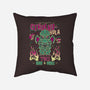Cthulhu Hula-none removable cover w insert throw pillow-Nemons
