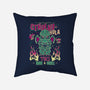 Cthulhu Hula-none removable cover w insert throw pillow-Nemons