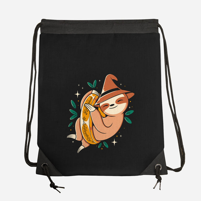 The Sloth Of The Rings-none drawstring bag-Eoli Studio