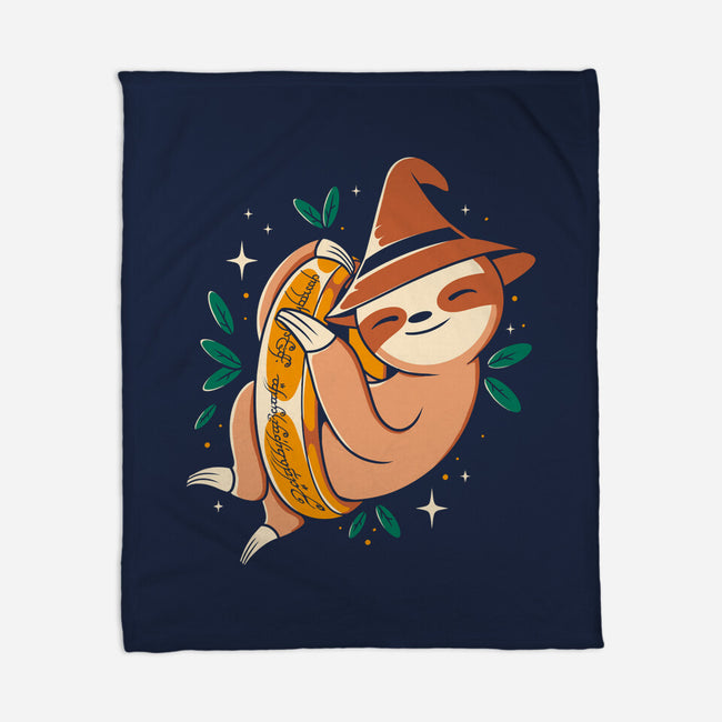 The Sloth Of The Rings-none fleece blanket-Eoli Studio