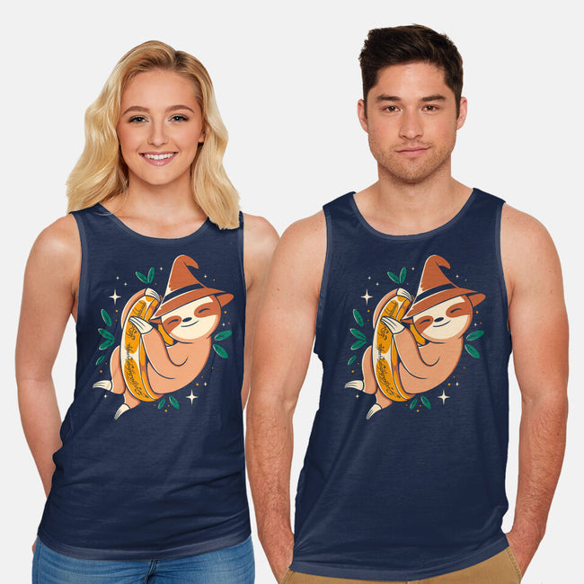 The Sloth Of The Rings-unisex basic tank-Eoli Studio