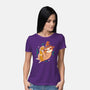 The Sloth Of The Rings-womens basic tee-Eoli Studio