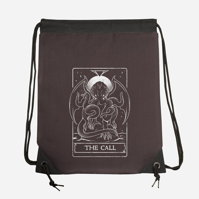 The Call Tarot-none drawstring bag-eduely