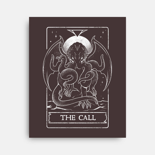 The Call Tarot-none stretched canvas-eduely