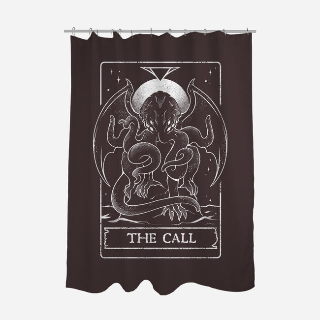 The Call Tarot-none polyester shower curtain-eduely