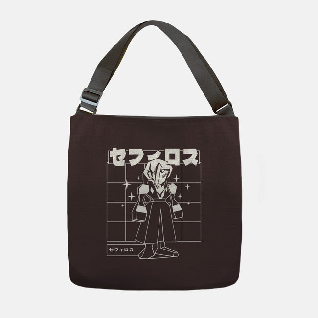 Polygonal Archenemy-none adjustable tote bag-estudiofitas