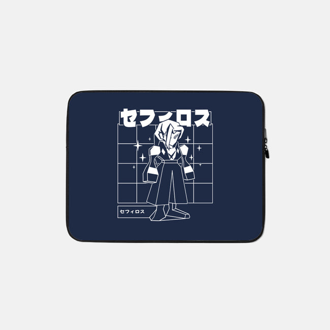 Polygonal Archenemy-none zippered laptop sleeve-estudiofitas