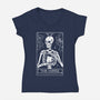 The Coffee-womens v-neck tee-eduely
