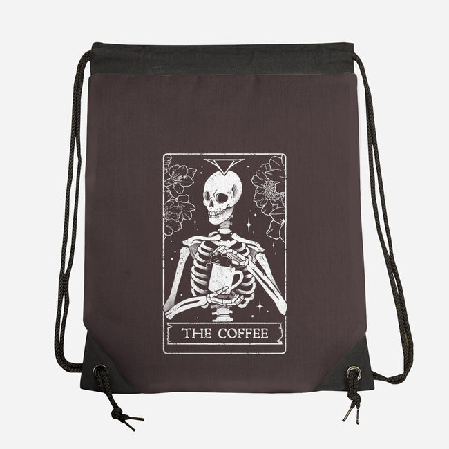 The Coffee-none drawstring bag-eduely