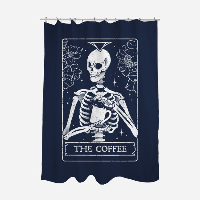 The Coffee-none polyester shower curtain-eduely
