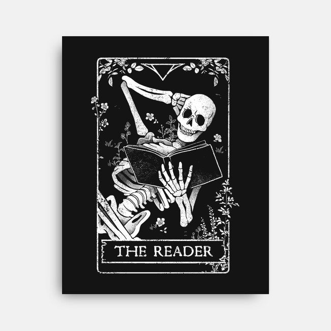 The Reader-none stretched canvas-eduely