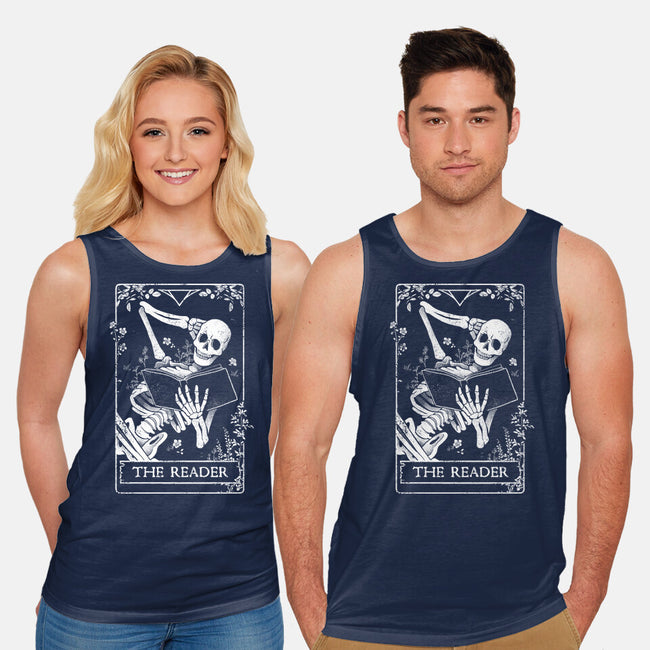 The Reader-unisex basic tank-eduely