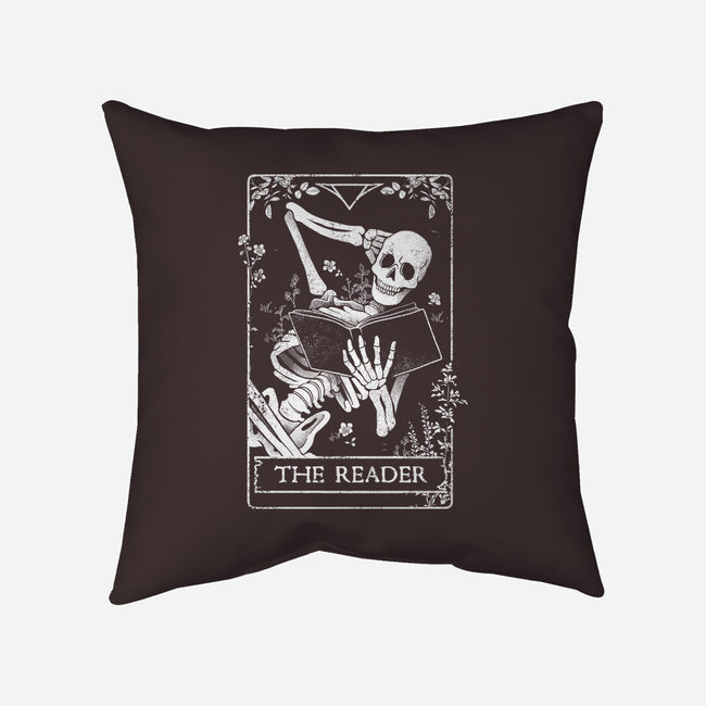 The Reader-none removable cover w insert throw pillow-eduely