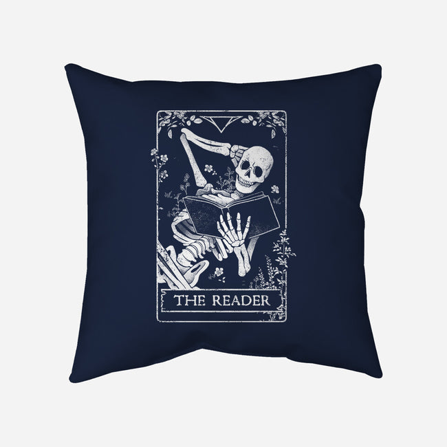 The Reader-none removable cover w insert throw pillow-eduely