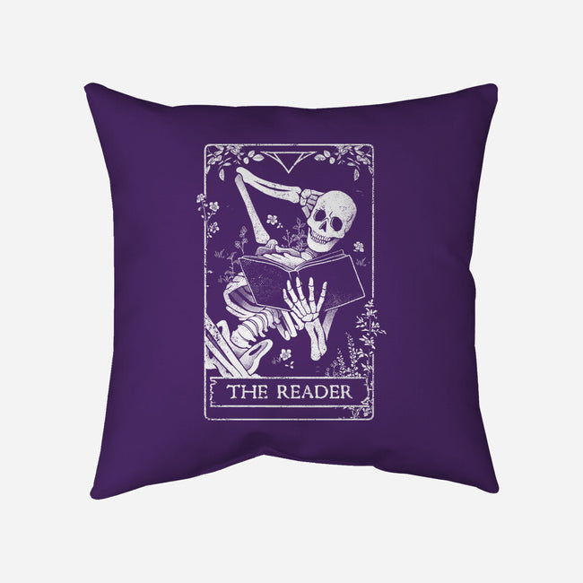 The Reader-none removable cover w insert throw pillow-eduely