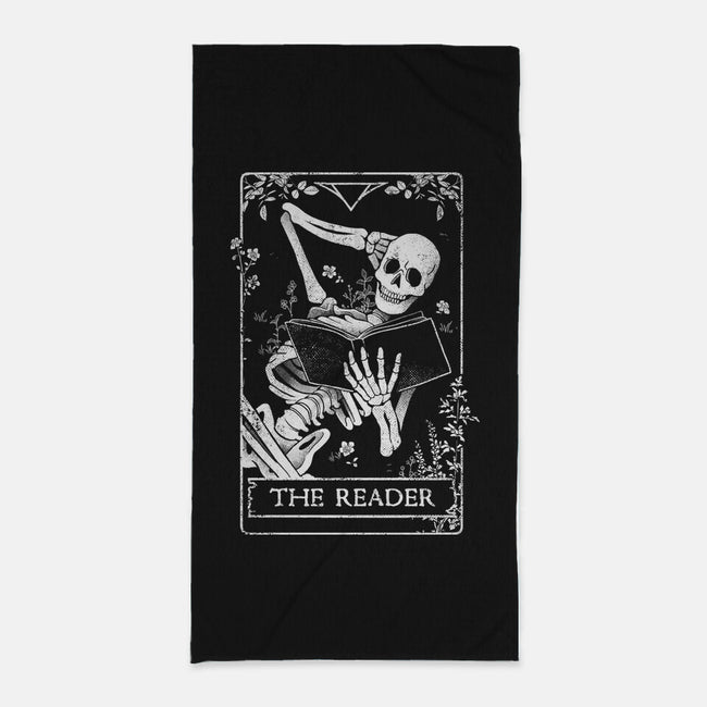 The Reader-none beach towel-eduely