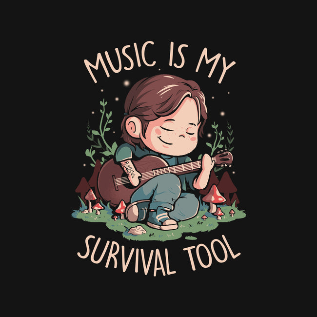 Music Is My Survival Tool-none removable cover throw pillow-eduely