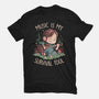 Music Is My Survival Tool-womens fitted tee-eduely