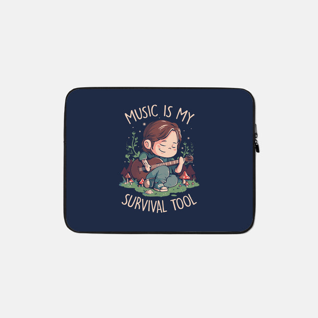 Music Is My Survival Tool-none zippered laptop sleeve-eduely