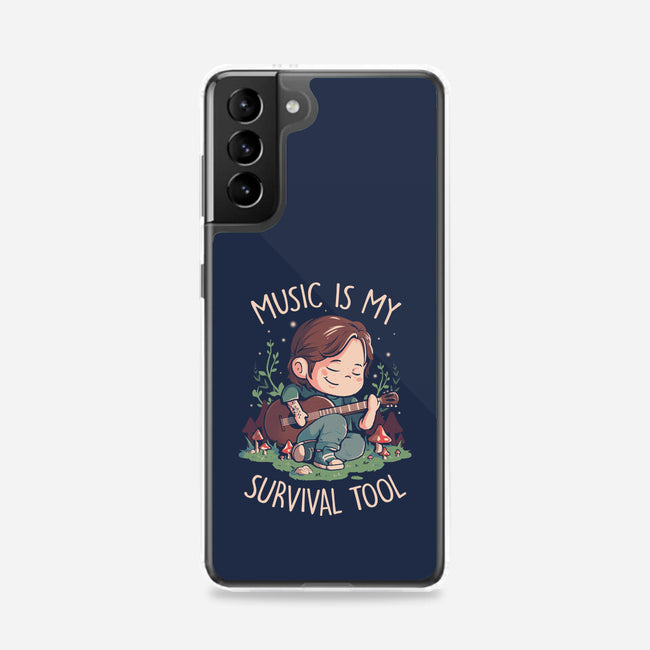 Music Is My Survival Tool-samsung snap phone case-eduely